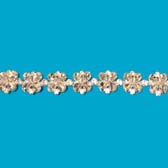 Strassz szalag - SILVER